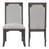 New Classic D1605-20 Lisbon - Dining Side Chair (Set of 2) - Gray