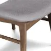 New Classic D1651-20-GRY New Classic D1651-20-GRY Oscar - Chair With Cushion (Set of 2) - Walnut / Dark Gray