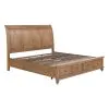 Liberty Furniture 104-BR-KSB Twin Lakes - King Storage Bed - Chestnut