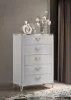 Coaster Fine Furniture 215795 Cassia - 5-Drawer Bedroom Chest Of Drawers - White High Gloss
