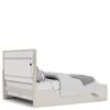 Riverside Furniture 78273-78274-78276 Alexis - Queen Upholstered Storage Bed - Latte Essence