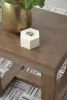 Ashley Furniture T471-2 Cariton - Square End Table - Gray