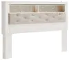Ashley Furniture B2640-69 Altyra - King UPH Panel Bookcase HDBD - White