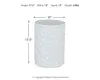 Ashley Furniture A3000633 Jungrove - Stool - White