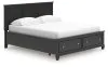 Ashley Furniture B687B20 Ashley Furniture B687B20 Lanolee - California King Panel Storage Bed - Black