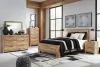 Ashley Furniture B1050/31/36/58/56/97 Ashley Furniture B1050/31/36/58/56/97 Hyanna - 5 Pc. - Dresser, Mirror, King Panel Bed - Tan