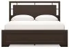 Ashley Furniture B441/31/36/82/94 Ashley Furniture B441/31/36/82/94 Covetown - 4 Pc. - Dresser, Mirror, California King Panel Bed - Dark Brown