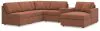 Ashley Furniture 92102S22 Ashley Furniture 92102S22 Modmax - 6-Piece Sectional With Raf Corner Chaise And Storage Console - Spice