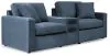 Ashley Furniture 92121S13 Ashley Furniture 92121S13 Modmax - 3-Piece Sectional Loveseat With Audio System - Ink