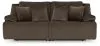 Ashley Furniture 92705S9 Ashley Furniture 92705S9 Top Tier - 2-Piece Reclining Sectional Loveseat - Chocolate