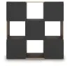 Ashley Furniture EA5514-3X3 Ashley Furniture EA5514-3X3 Piperton - Nine Cube Organizer - Charcoal