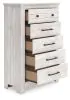 Ashley Furniture PCB1171-46 Ashley Furniture PCB1171-46 Makidern - Five Drawer Chest - Whitewash