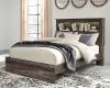 Ashley Furniture B211B16 Ashley Furniture B211B16 Drystan - Queen Panel Bookcase Bed - Brown / Beige