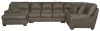 Jackson Furniture Industries 4043/30/72/75-19 Jackson Furniture Industries 4043/30/72/75-19 Royce - 3 Piece Sectional With LSF Chaise - Brown