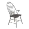 Liberty Furniture 139WH-CD-7TRS Farmhouse - 7 Piece Trestle Table Set (Fixed Top Table) - Two Tone White / Wood Tone
