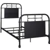 Liberty Furniture 179-BR11HFR-B Liberty Furniture 179-BR11HFR-B Vintage Series - Twin Metal Bed - Black