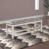 New Classic D7522-26 Richland - Counter Height Bench - White