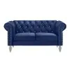 New Classic UKD13-20-BLUC Emma Crystal - Loveseat - Royal Blue