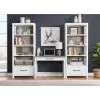 Riverside Furniture 28637 Finn - Drawer Bookcase - White