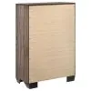 CoasterEveryday 204195 Kauffman - 5-Drawer Bedroom Chest - Washed Taupe