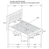 CoasterEssence 305878Q Soledad - Upholstered Queen Storage Panel Bed - Light Gray