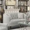 CoasterElevations 505642 Avonlea - Upholstered Sloped Arm Loveseat Fabric - Gray