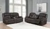 CoasterEveryday 651354-S2 Greer - 2 Piece Upholstered Reclining Sofa Set - Brown