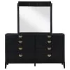 Coaster Fine Furniture 224713M Brookmead - 8-Drawer Dresser With Mirror - Black