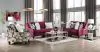 Furniture of America SM8016-LV Jillian - Loveseat - Plum / Ivory / White