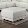 Furniture of America CM6410WH-OT Althea - Ottoman - White