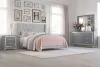 New Classic 00-3365G-14N New Classic 00-3365G-14N Huxley - 6/6 Eastern King 4 Piece Bedroom Set (Bed & Dresser & Mirror & Nightstand) - Gray