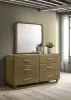 Coaster Fine Furniture 224273M Amsbury - 6-Drawer Dresser And Mirror - Nutmeg