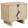 Coaster Fine Furniture 225042 Kailani - 2-Drawer Nightstand Bedside Table - Beige Oak