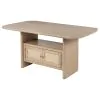 Coaster Fine Furniture 109388 Kailani - Cane Counter Height Storage Dining Table - Beige Oak