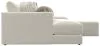 Jackson Furniture Industries 2235/75/31/76/12-16 Jackson Furniture Industries 2235/75/31/76/12-16 Ritzy - 4 Piece Modular Double Chaise Sectional And 1 Included Cocktail Ottoman - Bone