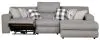Jackson Furniture Industries 615/06/04/03-38 Jackson Furniture Industries 615/06/04/03-38 Rockport - 3 Piece Power Reclining Sectional With 1 RSF Lay-Back Chaise, 1 Armless Chair And 1 Lay-Flat Recliner - Gray