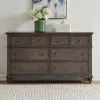 Liberty Furniture 104G-BR31 Liberty Furniture 104G-BR31 Twin Lakes - 6 Drawer Dresser - Gray