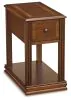 Ashley Furniture T007-527 Breegin - Chair Side End Table - Removable Tray - Brown