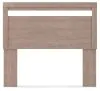 Ashley Furniture EB2520-156 Flannia - Full Panel Headboard - Gray
