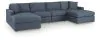 Ashley Furniture 92121S19 Ashley Furniture 92121S19 Modmax - 4-Piece Sectional  With Laf And Raf Corner Chaises - Ink
