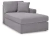 Ashley Furniture 92104S22 Ashley Furniture 92104S22 Modmax - 6-Piece Sectional With Raf Corner Chaise And Storage Console - Granite