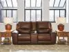 Ashley Furniture PCU6260718 Ashley Furniture PCU6260718 DeepWakes - Power Reclining Loveseat / Console / Adjustable Headrest - Canyon