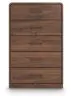 Ashley Furniture PCB386-46 Fortlorn - Five Drawer Chest - Walnut Brown