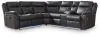 Ashley Furniture PC13001S1 Sultan Meadow - 2-Piece Reclining Sectional - Carbon