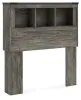 Ashley Furniture B4480-63 Ashley Furniture B4480-63 Frandern - Twin Bookcase Headboard - Gray