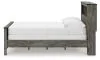 Ashley Furniture B4480B3 Ashley Furniture B4480B3 Frandern - Full Bookcase Panel Bed - Gray