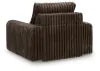 Ashley Furniture PC8680415P Ashley Furniture PC8680415P HamlinBay - Power Gliding Chaise - Chocolate