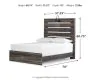 Ashley Furniture B211B3 Ashley Furniture B211B3 Drystan - Full Panel Bed - Brown / Beige