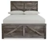Ashley Furniture B440B17 Ashley Furniture B440B17 Wynnlow - Full Crossbuck Panel Bed - Gray