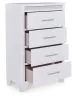 Ashley Furniture PCB392-46 Jarlee - Four Drawer Chest - White